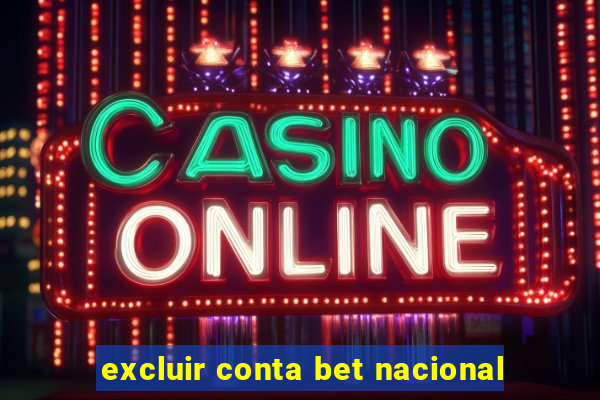 excluir conta bet nacional